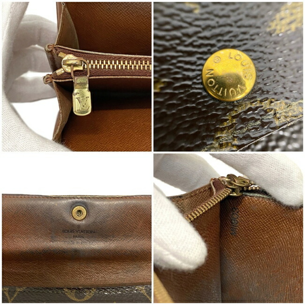LOUIS VUITTON Long Wallet Portofeuil Sarah Brown Monogram M61734 MI1903 Bi-Fold - Picture 10 of 10